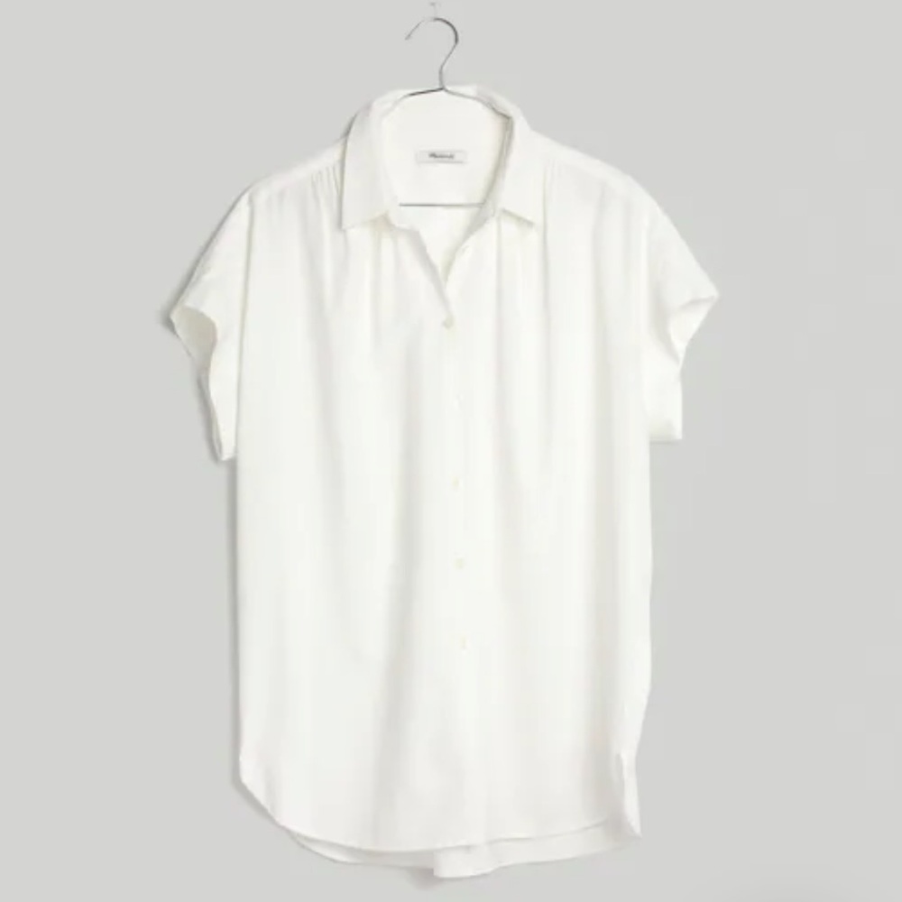 NWT Madewell White CentralTop, Medium